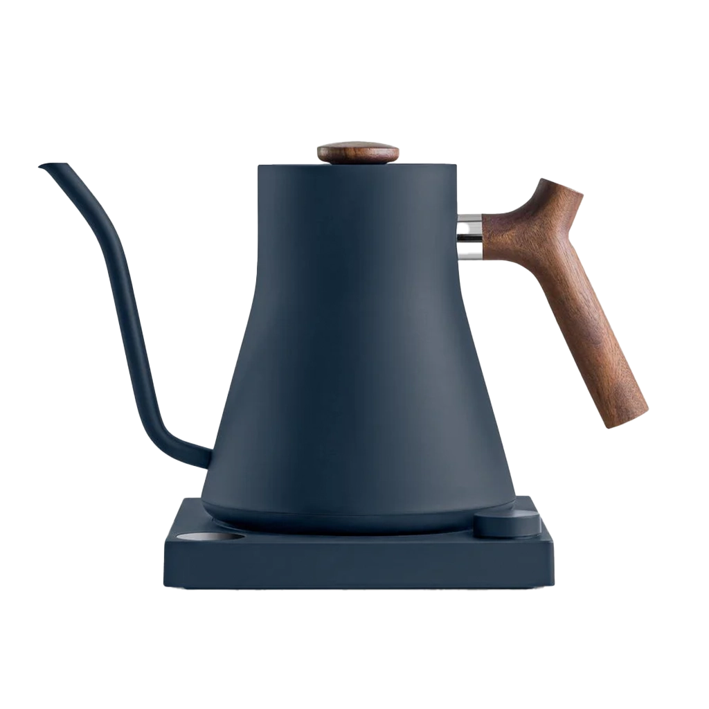 Fellow Stagg - Electric Hot Water Kettle EKG Stone - Blue with Walnut 0,9l
