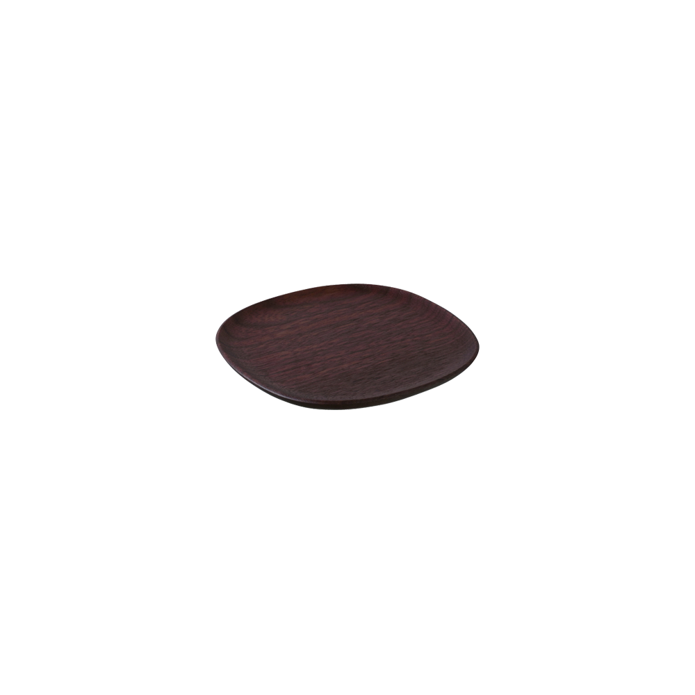 Kinto UNITEA coaster 115x115mm walnut - Harney & Sons Teas, European Distribution Center