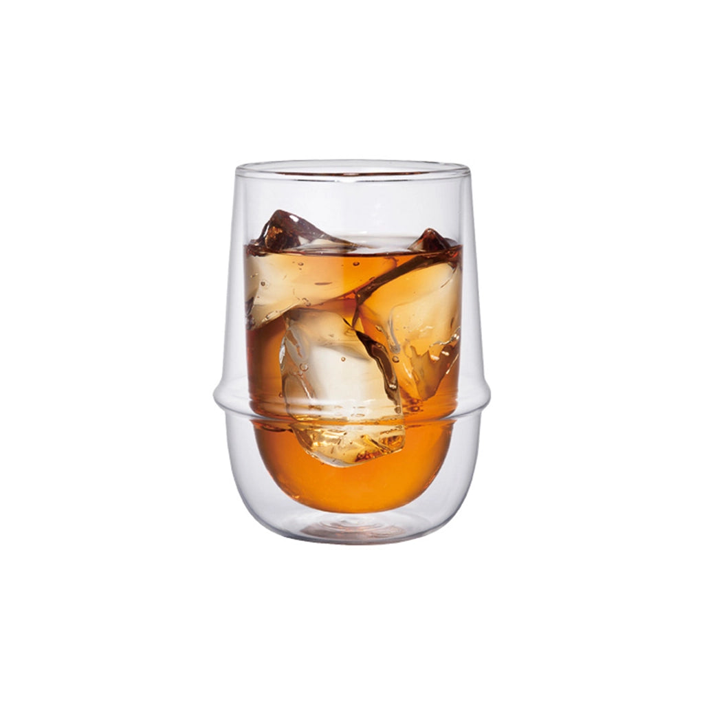 Kinto KRONOS Double Wall Ice Tea Glass, 350ml