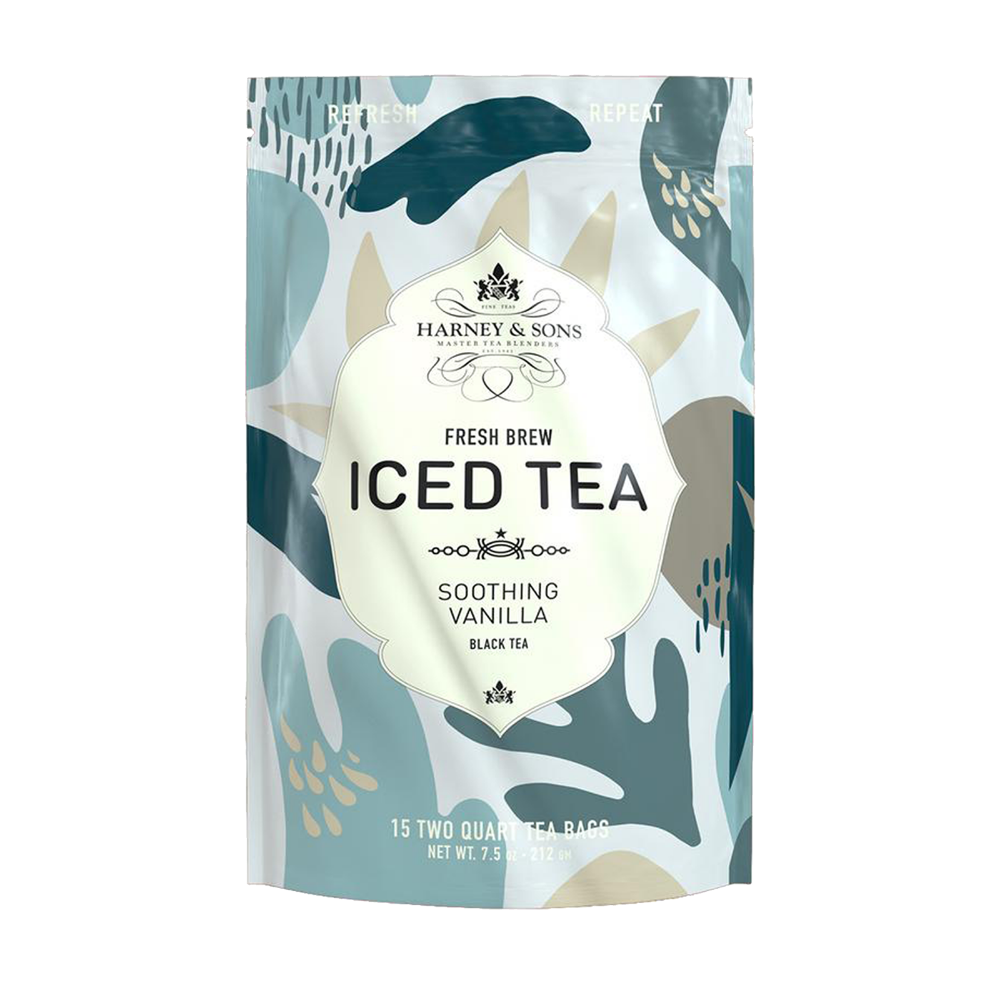 Černý čaj s Vanilkou Ledový čaj - Harney & Sons Teas, Evropské Distribuční Centrum
